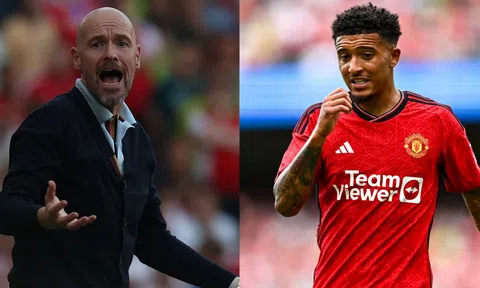 HLV Ten Hag 'đoạn tuyệt' với Sancho, Man Utd bất ngờ hưởng lợi từ điểu khoản đặc biệt