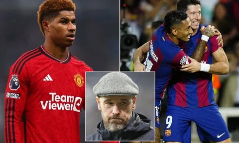MU bất ngờ rao bán Rashford, HLV Ten Hag tái kích hoạt thương vụ ngôi sao số một Barca