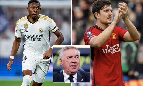 Nhận 'hung tin' từ trung vệ số một, Real Madrid tái kích hoạt vụ chiêu mộ Harry Maguire từ MU