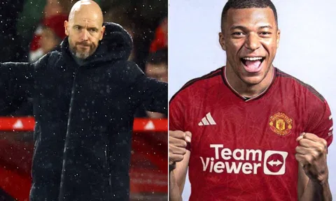 Tin chuyển nhượng trưa 9/1: HLV Ten Hag bị MU sa thải sau Cúp FA; Mbappe 'phản bội' Real vì Man Utd