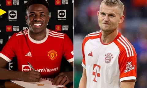 Chuyển nhượng MU 20/1: Vinicius xác nhận vụ đến Manchester United; Ten Hag đưa De Ligt về Man Utd