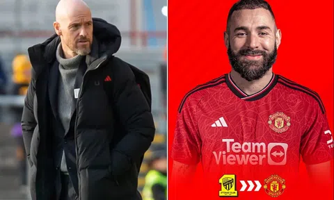 Chuyển nhượng MU 31/1: Manchester United chốt ngày sa thải Ten Hag; Xong vụ Man Utd chiêu mộ Benzema