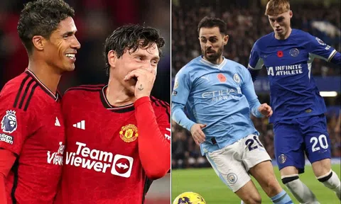 Bảng xếp hạng Ngoại hạng Anh 2023/24 mới nhất: Man Utd bỏ xa Chelsea, Man City khiến Arsenal lo lắng