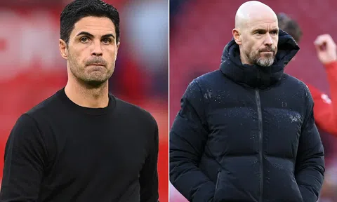 Huyền thoại MU bất ngờ xác nhận, Mikel Arteta sẽ thay thế HLV Ten Hag vào cuối mùa