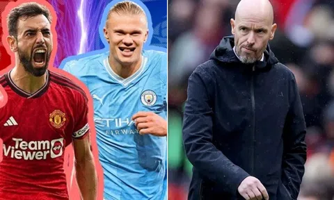 Kết quả bóng đá Ngoại hạng Anh hôm nay: MU thua thảm Man City, HLV Ten Hag chính thức bị sa thải?