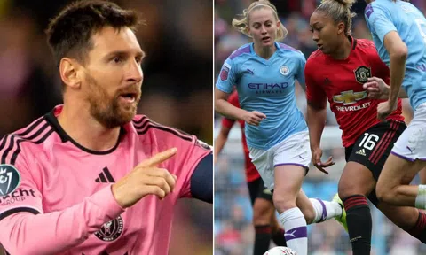 Lịch thi đấu bóng đá hôm nay: Messi gây sốt tại Inter Miami; Man United thua thảm Man City?