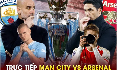 Xem trực tiếp bóng đá Man City vs Arsenal ở đâu, kênh nào? Link xem trực tiếp Ngoại hạng Anh K+ HD
