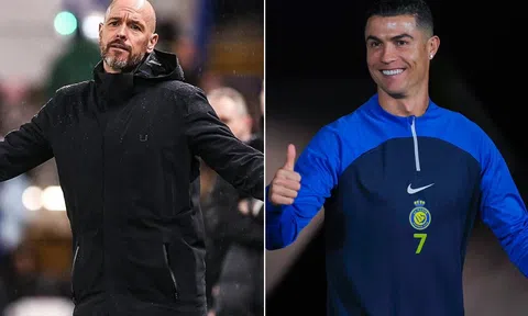 MU hết cơ hội dự Champions League, Ronaldo bất ngờ 'chế nhạo' HLV Ten Hag?
