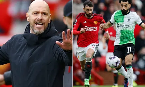 Cầm hòa Liverpool, HLV Ten Hag vẫn bị huyền thoại MU 'chế nhạo' vì phát biểu khó tin
