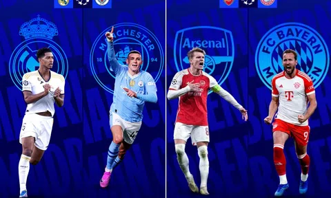 Lịch thi đấu Champions League hôm nay: Man City thua thảm Real Madrid; Arsenal đại thắng Bayern?