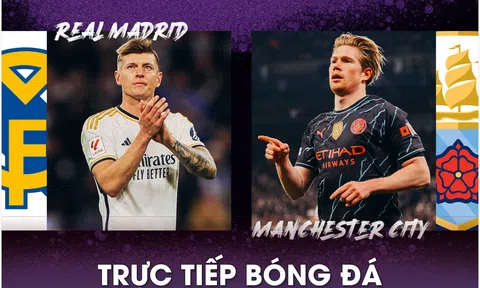Trực tiếp bóng đá Real Madrid vs Man City, 2h ngày 10/4 - Link xem trực tiếp Cúp C1 Champions League