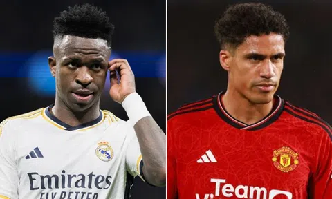 Tin chuyển nhượng trưa 10/4: Xong vụ Real Madrid bán Vinicius cho MU; Varane hết cơ hội ở lại Man Utd