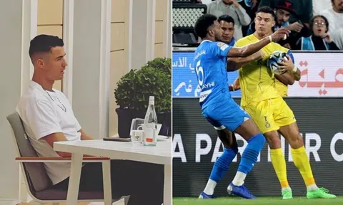 Bị CĐV đuổi khỏi Al Nassr, Ronaldo xuất hiện với diện mạo 'thất thần' sau scandal dọa đánh trọng tài