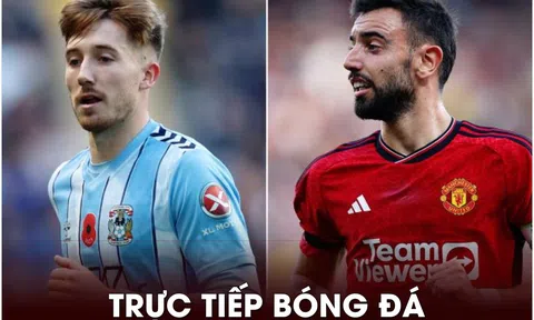 Trực tiếp bóng đá MU vs Coventry, 21h30 ngày 21/4 - Link xem trực tiếp Man Utd Cúp FA trên FPT HD