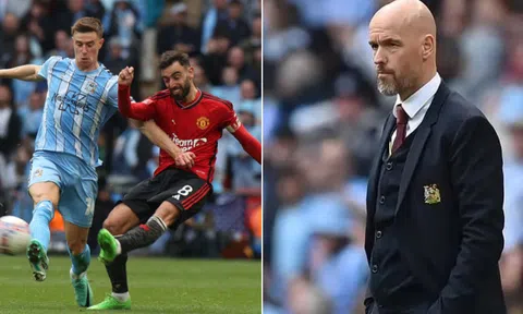 Thắng 'xẩu hổ' tại Cúp FA, HLV Ten Hag bất ngờ khẳng định MU sẽ đánh bại Man City