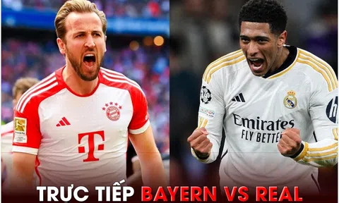 Trực tiếp bóng đá Bayern Munich vs Real Madrid, 2h ngày 1/5 - Link xem Cúp C1 Champions League HD