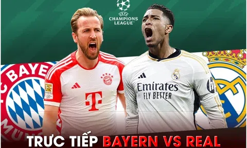 Xem trực tiếp bóng đá Bayern Munich vs Real Madrid ở đâu, kênh nào? Link xem Cúp C1 Champions League
