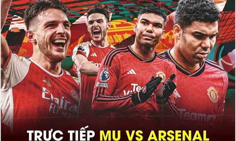 Xem trực tiếp bóng đá MU vs Arsenal ở đâu, kênh nào? Link xem trực tiếp Man Utd Ngoại hạng Anh K+ HD