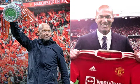Chuyển nhượng MU 26/5: HLV Ten Hag ra đi sau chức vô địch Cúp FA; Zidane tiếp quản Manchester United