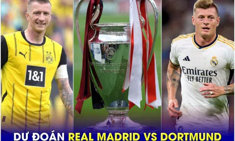 Dự đoán tỷ số Real Madrid vs Dortmund, 2h ngày 2/6 - Chung kết Cúp C1 Champions League