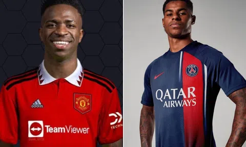 Chuyển nhượng MU 4/6: Real Madrid đồng ý dể Vinicius đến Man Utd; Rashford tới PSG sau Euro 2024