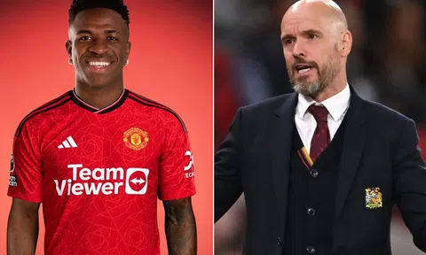 Tin chuyển nhượng trưa 13/6: Vinicius báo tin vui cho Man Utd; Nội bộ MU lục đục vì Ten Hag ở lại