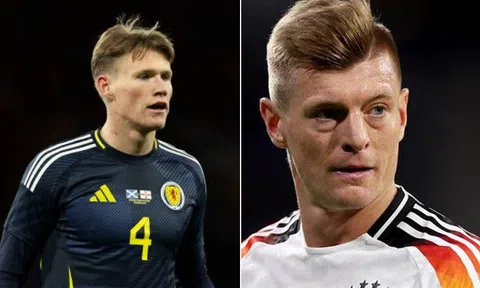 Sao Scotland hóa 'đồ tể, Toni Kroos lập kỷ lục trong ngày ĐT Đức đại thắng tại Euro 2024