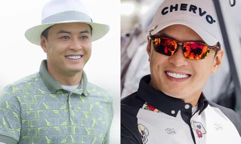 Hồng Đăng cùng hội bạn thân đi đánh golf