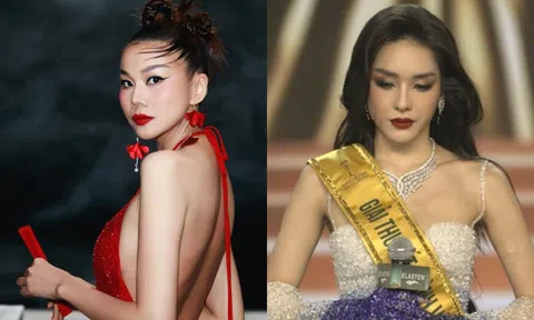 Phản ứng của Hồng Hạnh khi được Thanh Hằng chúc mừng giành được Á hậu 3 Miss Grand Vietnam