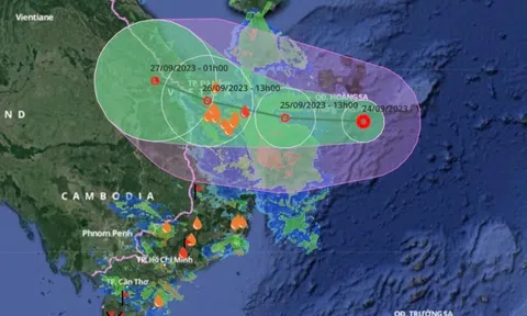 Miền Trung có thể bị ảnh hưởng bởi Áp thấp nhiệt đới, gây mưa lớn