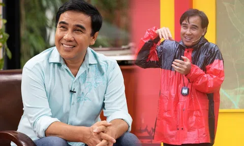 Xúc động khoảnh khắc MC Quyền Linh đội mưa, giúp đỡ những mảnh đời khó khăn