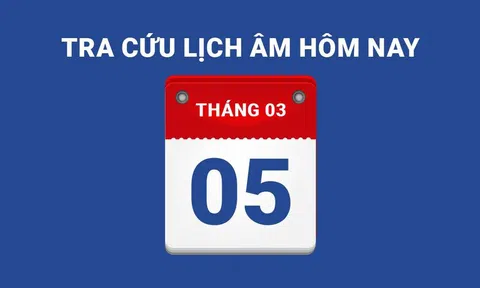 Lịch âm hôm nay 05/03 và những điều cấm kỵ
