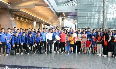 VIDEO: U23 Việt Nam có mặt tại sân bay, sẵn sàng chinh chiến giải châu Á