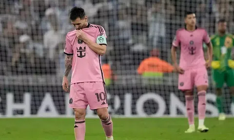 Messi nhận điểm số bẽ bàng sau trận đấu 'thảm họa' của Inter Miami