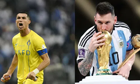 'Messi và World Cup' một lần nữa khiến Ronaldo nóng mắt