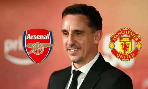 Gary Neville chỉ thắng kết quả bất ngờ của Arsenal trước MU