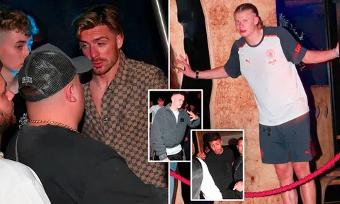Sao Man City lê lết ở quán rượu: De Bruyne ngã xe, Grealish nhậu đến 5h sáng
