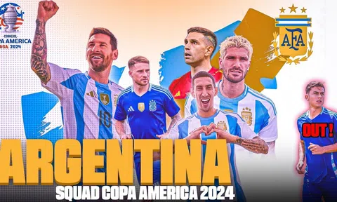 Đội hình Argentina mạnh nhất dự Copa America 2024: Công thủ toàn diện