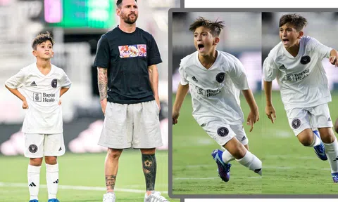 Con trai Messi lập poker cực cháy: Chạy chỗ, đi bóng, ghi bàn đủ cả