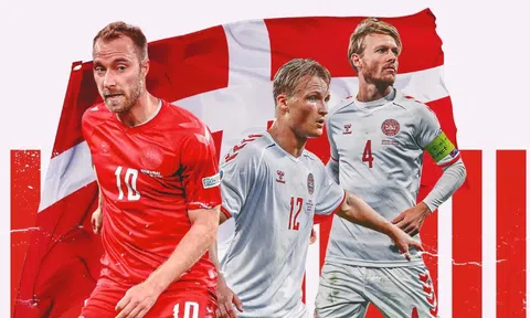 Đội hình ĐT Đan Mạch mạnh nhất dự Euro 2024: Chú lính chì bất khuất