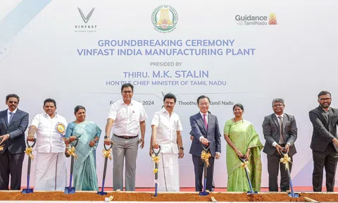 VinFast chính thức động thổ nhà máy xe điện tại Ấn Độ