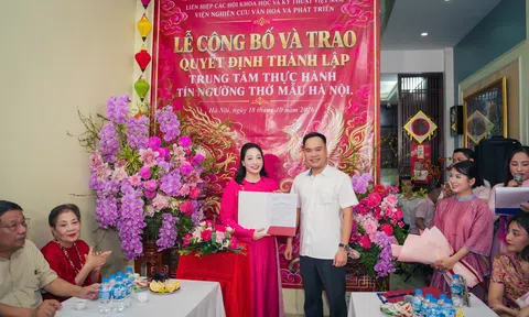 Viện Nghiên cứu Văn hóa và Phát triển thành lập Trung tâm thực hành tín ngưỡng thờ Mẫu Hà Nội