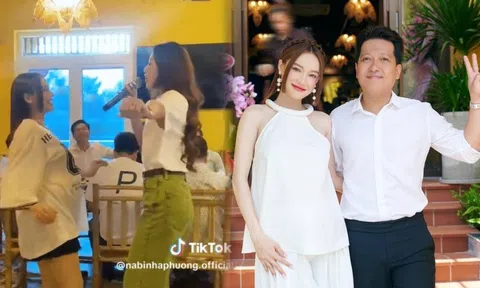 Mang bầu con thứ 2, Nhã Phương không ngần ngại nhảy cực sung