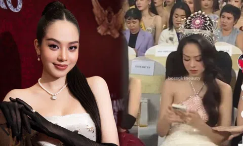 Hoa hậu Thanh Thủy gây xôn xao với một hành động tại sự kiện