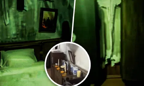 Dựng tóc gáy trước khách sạn đậm màu 'cõi âm': Dùng quan tài, vòng hoa để làm đồ trang trí