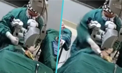 Bác sĩ tác động vật lý vào bệnh nhân 82 tuổi khi đang thực hiện phẫu thuật