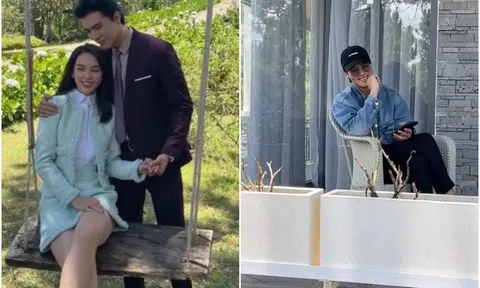Biểu cảm của thiếu gia Trà Vinh khi thấy Quỳnh Lương thân mật cùng đồng nghiệp nam