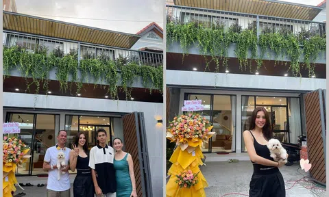 Hoa hậu Tiểu Vy khoe cơ ngơi hoành tráng mua tặng bố mẹ ở quê nhà Hội An