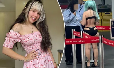 Một ngôi sao mạng xã hội bị cấm lên máy bay vì mặc.... bikini