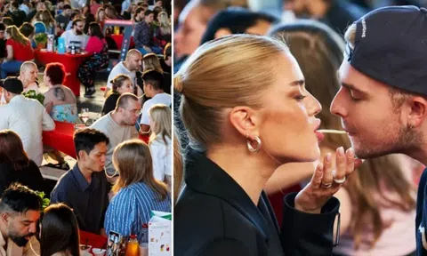 465 cặp đôi lập kỷ lục thế giới cùng nhau ăn mì spaghetti